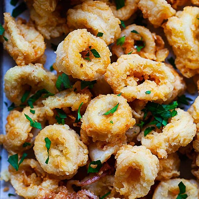 Fried Calamari Bakt